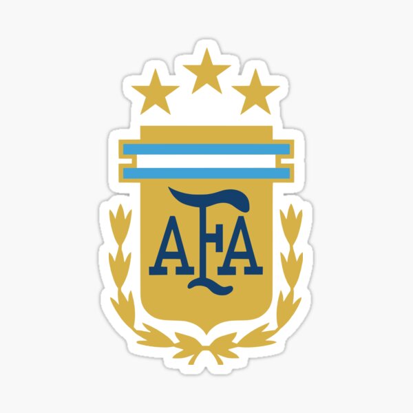 Retro Argentina Football World Cup Logo Badge\