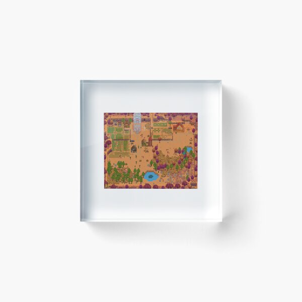 Aperçu de l'œuvre Ferme de Stardew Valley créée et vendue par daniqsa.