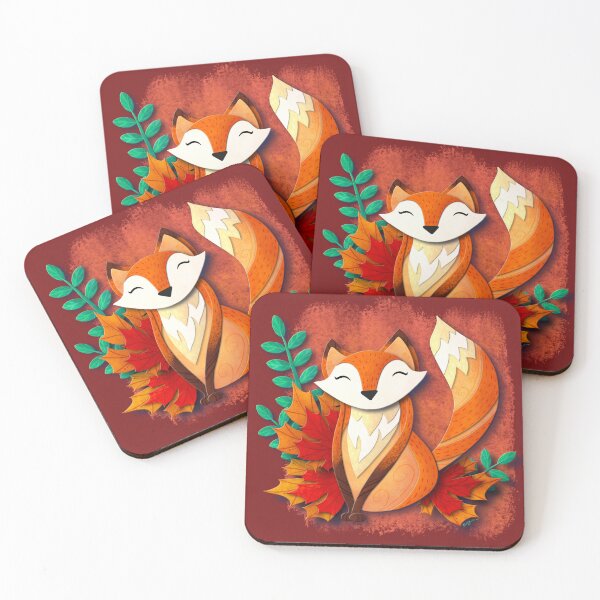 Artikelvorschau, Herbstfuchs entworfen und verkauft von Brittany Barry Art.