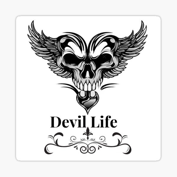 良好品】 Mini C-Devil 両面プリント デビルロゴ ヘンリーネック 