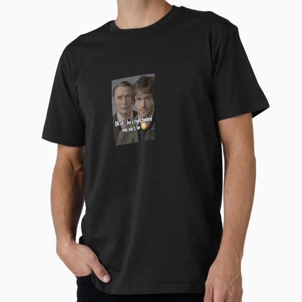 Item preview, Hannigram Uh Oh.. He’s Right Behind Me Isn’t He  designed and sold by freakydeakydraw.