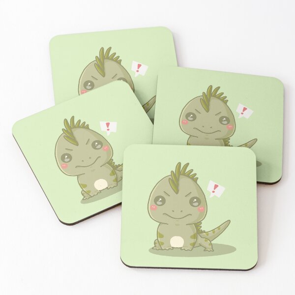 Item preview, Cute Little Grumpy Iguana  designed and sold by HappyDoodlen.