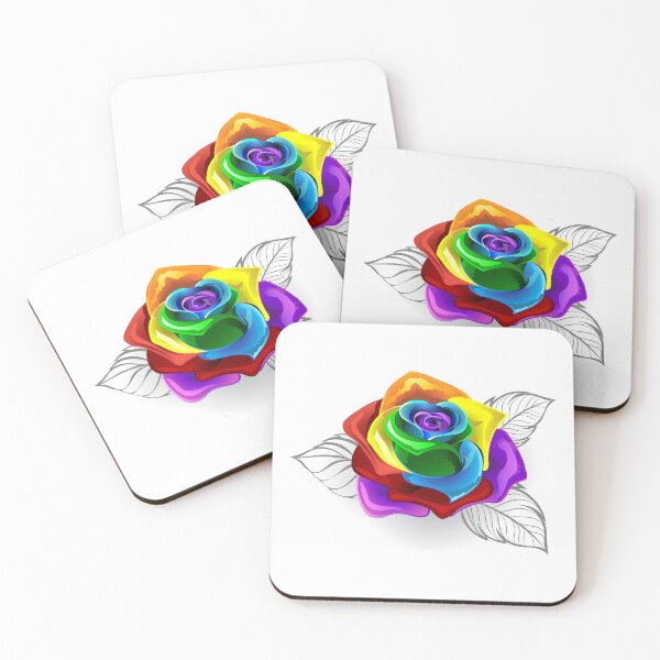 Item preview, Rainbow rose bud ( Rainbow roses ) designed and sold by Blackmoon9.