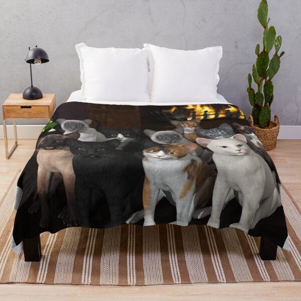 Item preview, Crowd Of Sceptical Cats designed and sold by Mythos57.