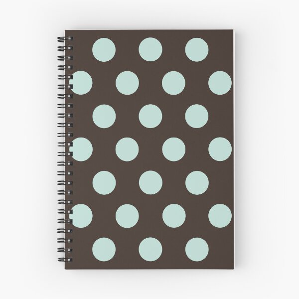 Item preview, Large MINT GREEN and DARK CHOCOLATE BROWN POLKA DOTS  designed and sold by RachelMacht.