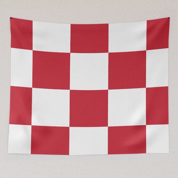 Item preview, Red and white check print designed and sold by LittleBettyMakes.
