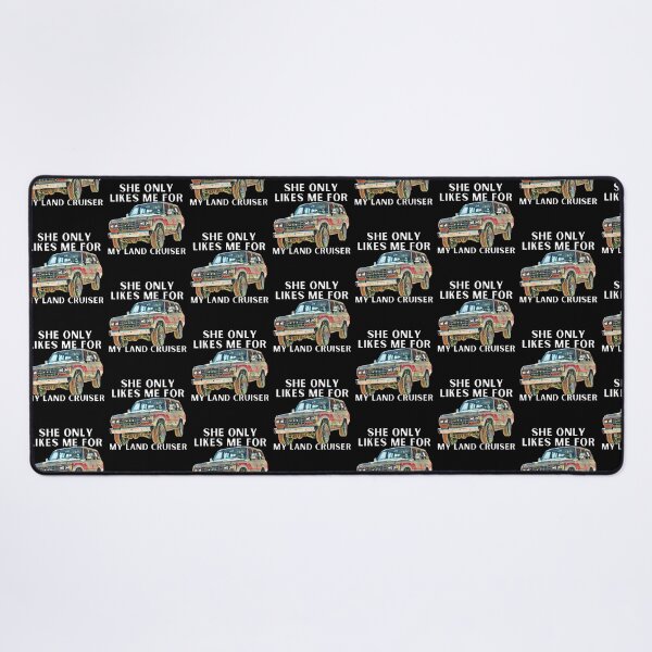 Item preview, She Only Likes Me For My Land Cruiser , LandCruiser ,Vintage 60 series, fj60,Toyota 1980, off road truck, fj40 Toyota trucks designed and sold by AkBrokeBikes.