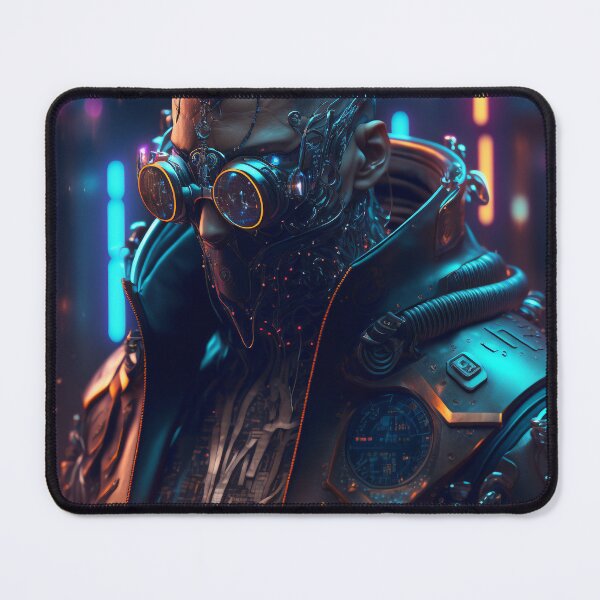 Item preview, Post Apocalyptical Cyberpunk Gunslinger designed and sold by AICreateWorlds.