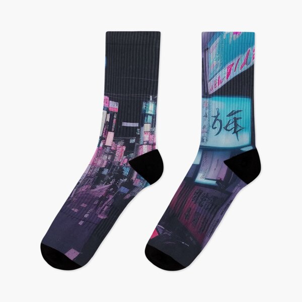 Item preview, Experience the past, present, and future of Japan all in one neon-lit alleyway designed and sold by dystopiatoday.