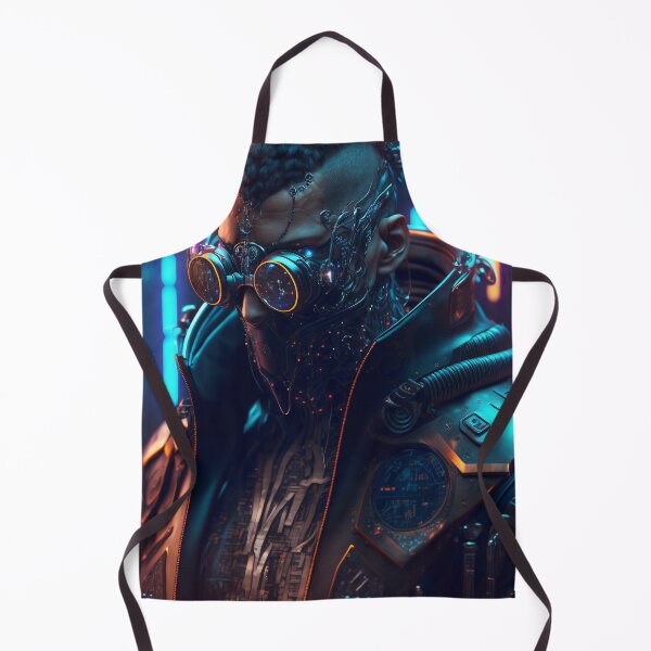 Item preview, Post Apocalyptical Cyberpunk Gunslinger designed and sold by AICreateWorlds.