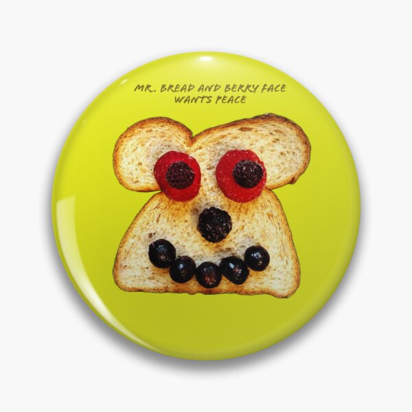 Item preview, Mr. Bread and Berry Face Wants Peace designed and sold by TechLaughs.