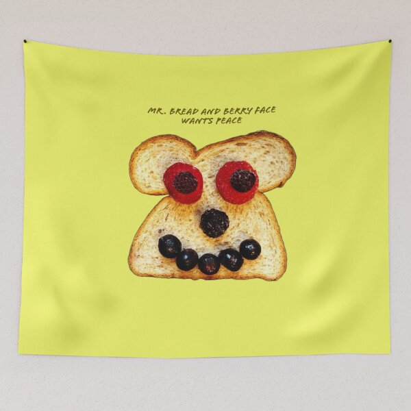 Item preview, Mr. Bread and Berry Face Wants Peace designed and sold by TechLaughs.