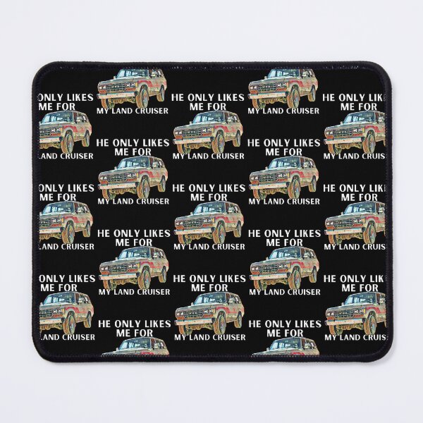 Item preview, He Only Likes Me For My Land Cruiser , LandCruiser ,Vintage 60 series, fj60,Toyota 1980, off road truck, fj40 Toyota trucks designed and sold by AkBrokeBikes.