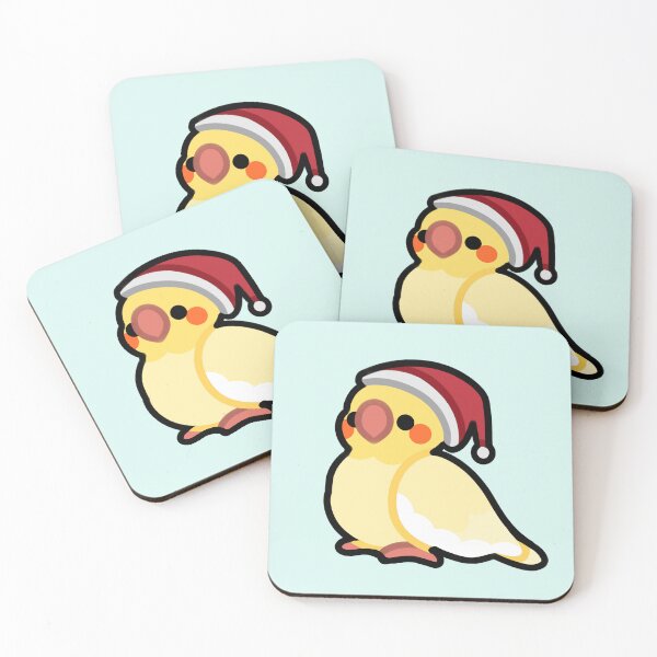 Item preview, X-Mas Birbs - Cockatiel (Lutino) designed and sold by blirbos.