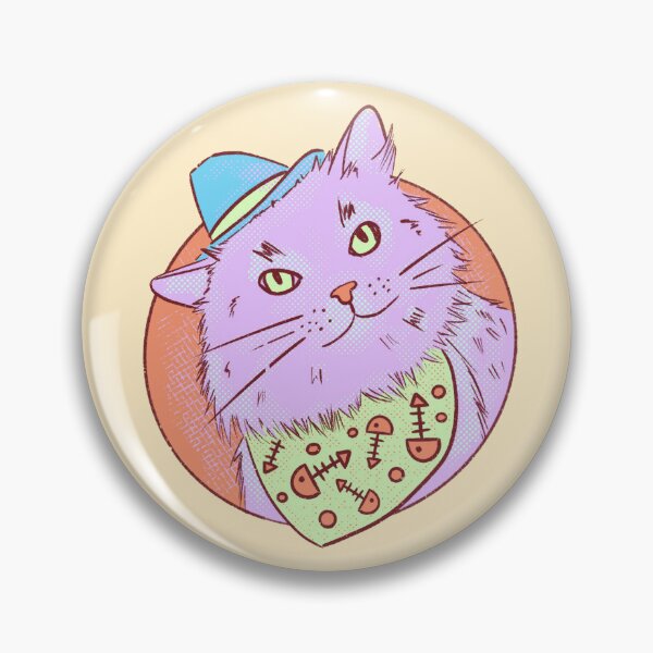 Item preview, PURPLE CAWBOY CAT designed and sold by Midnight_Poison.