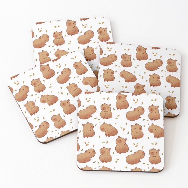 Item preview, Capybara illustration pattern  designed and sold by Mayarart.