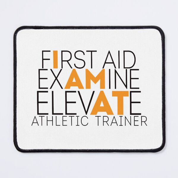Item preview, I AM AT: I Give First Aid, Examine And Elevate - Athletic Trainer designed and sold by TeesYouWant.