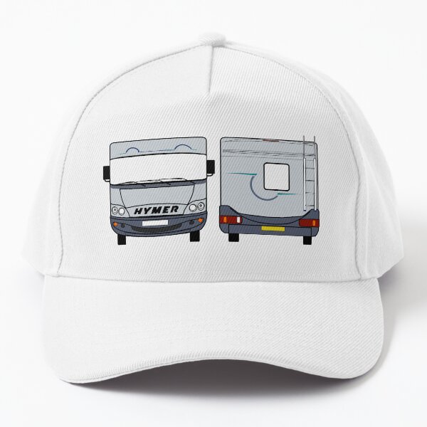Vista previa del artículo con la obra «Frente y parte posterior de la autocaravana Hymer - Color», diseñado y vendido por HermanTheHymer.