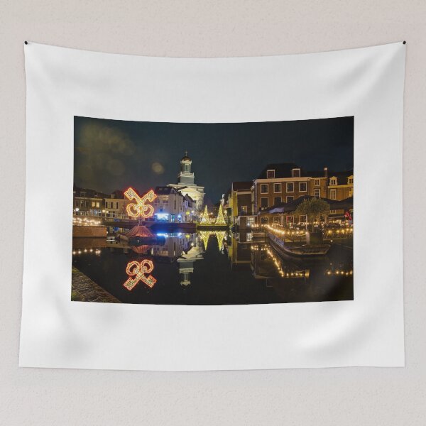 Item preview, Christmas in Leiden by the Catharinaburg bridge designed and sold by RichardGibb.