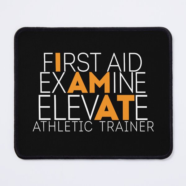 Item preview, I AM AT: I Give First Aid, Examine And Elevate - Athletic Trainer designed and sold by TeesYouWant.
