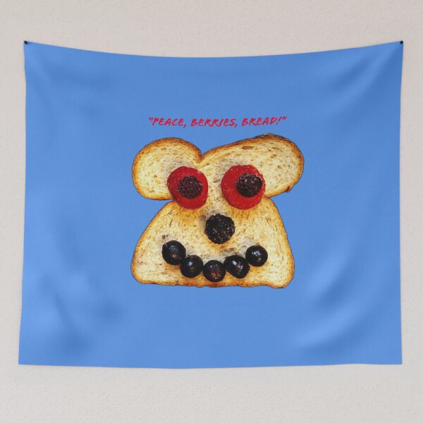 Item preview, "PEACE, BERRIES, BREAD!" designed and sold by TechLaughs.