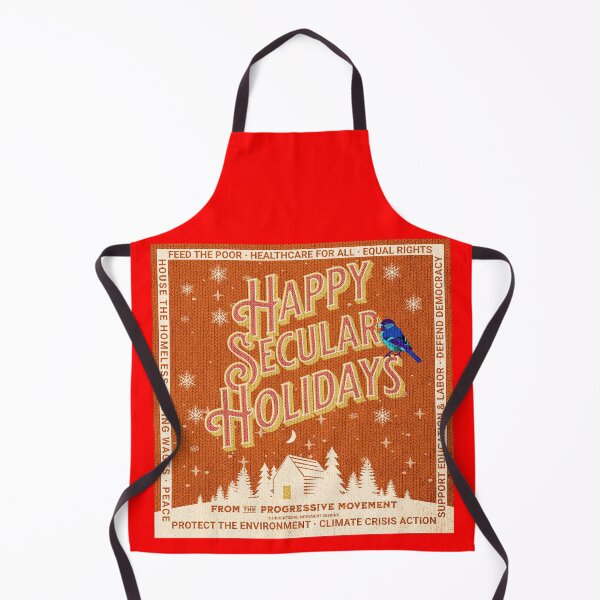 Item preview, PMD00179 Diseños de movimiento progresista Felices fiestas seculares, suéter no feo para progresistas designed and sold by ProgressiveLeft.
