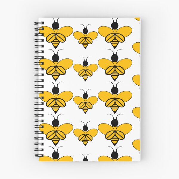 Item preview, Yellow bees on a white background designed and sold by Zhanna Lenivaya.