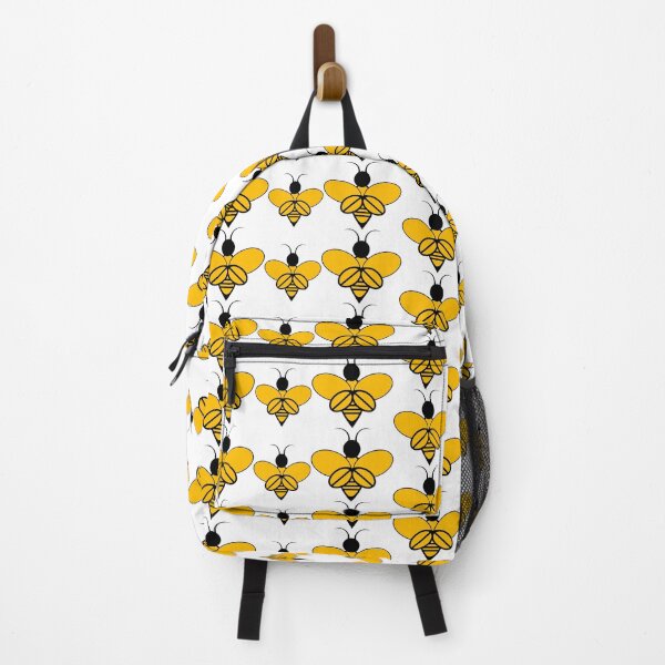 Item preview, Yellow bees on a white background designed and sold by Zhanna Lenivaya.