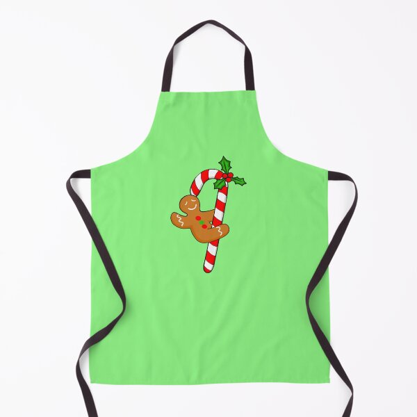 Item preview, Gingerbread man on a candycane designed and sold by Odd-Duck-Images.