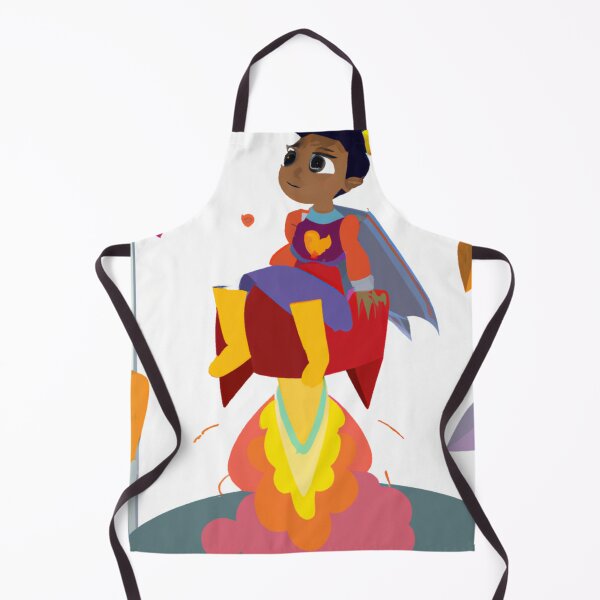 Item preview, A little girl is on a rocket in space Design designed and sold by WBP Mart.