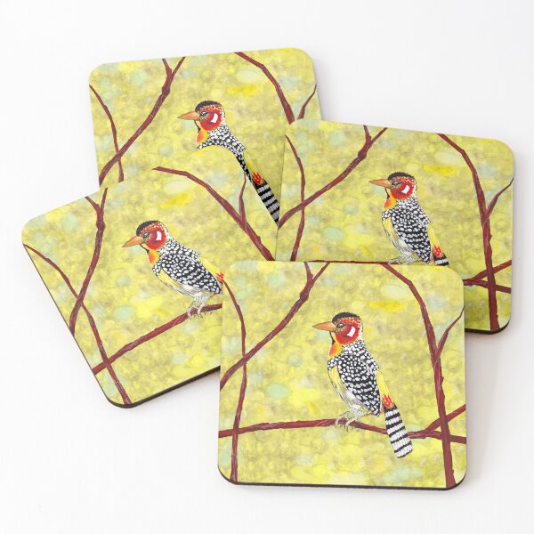 Item preview, Red-faced Spotted Yellow Warbler from Kenya designed and sold by KarendiBeeArts.