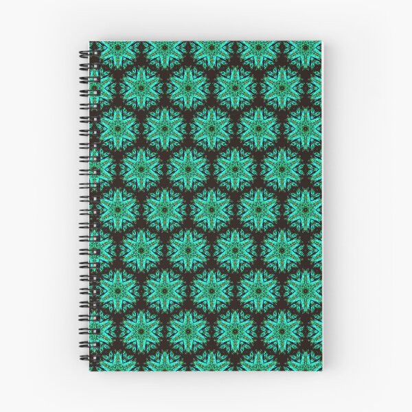 Item preview, Striking Turquoise and Black Honeycomb Seamless Pattern Print designed and sold by protegra.