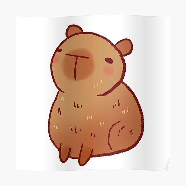 Chunky Capybara illustration 