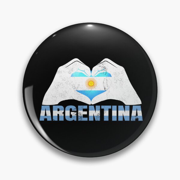 Item preview, I Love Argentina Hand Heart Argentine flag designed and sold by Sasikharn.