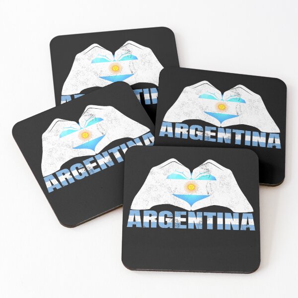 Item preview, I Love Argentina Hand Heart Argentine flag designed and sold by Sasikharn.