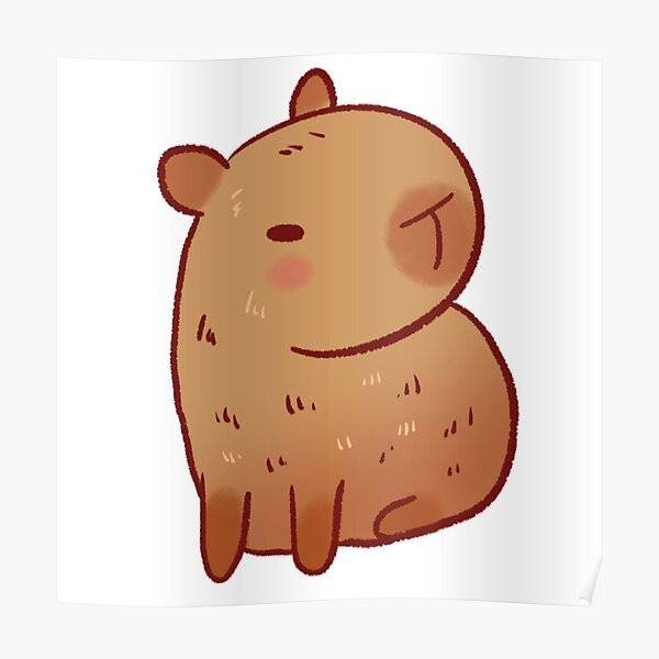 Chunky Capybara illustration 