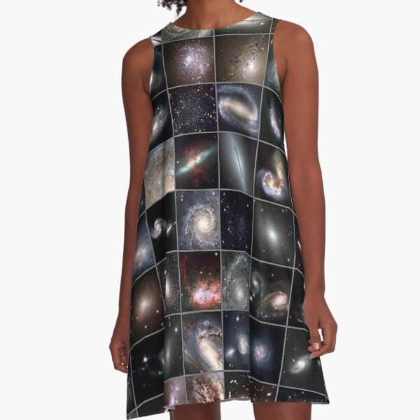 Galaxies in the Universe A-Line Dress