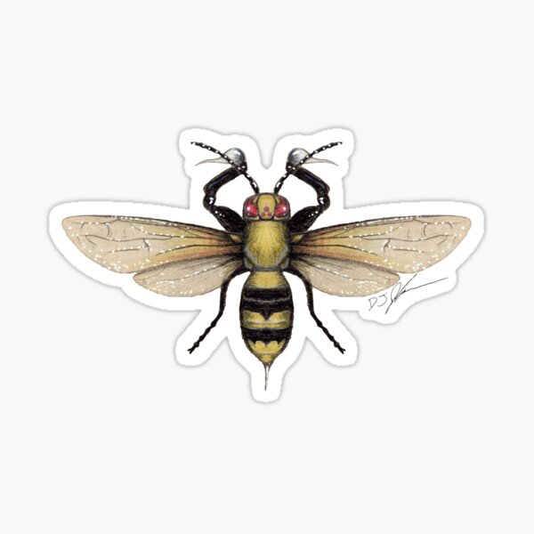 Poison Bee Sticker