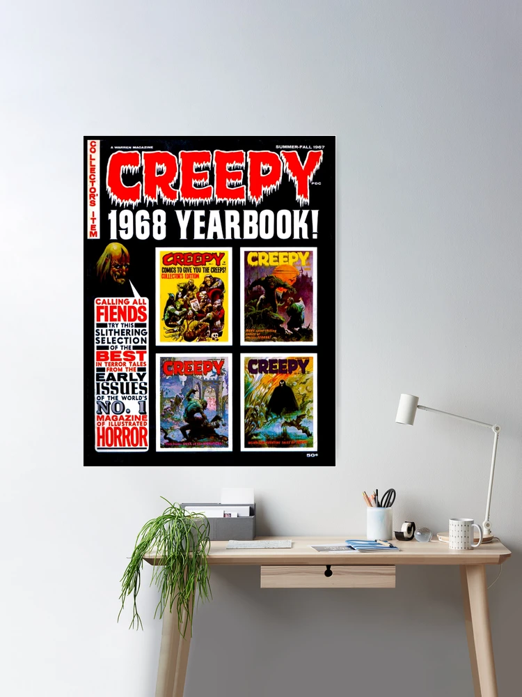 YES! ANOTHER GREAT VINTAGE CREEPY 1969 YEARBOOK MAGAZINE COVER! | Poster