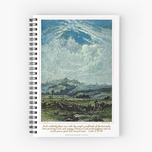 Item preview, Glory to God in the highest - Luke 2:13-14 designed and sold by Pictures With A Message.