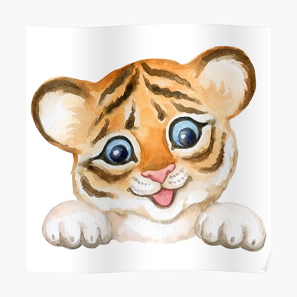 Baby Tiger Poster