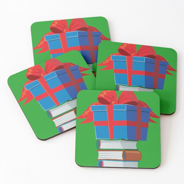 Item preview, gift package with a bow standing on stacked books designed and sold by duxpavlic.