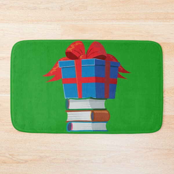 Item preview, gift package with a bow standing on stacked books designed and sold by duxpavlic.