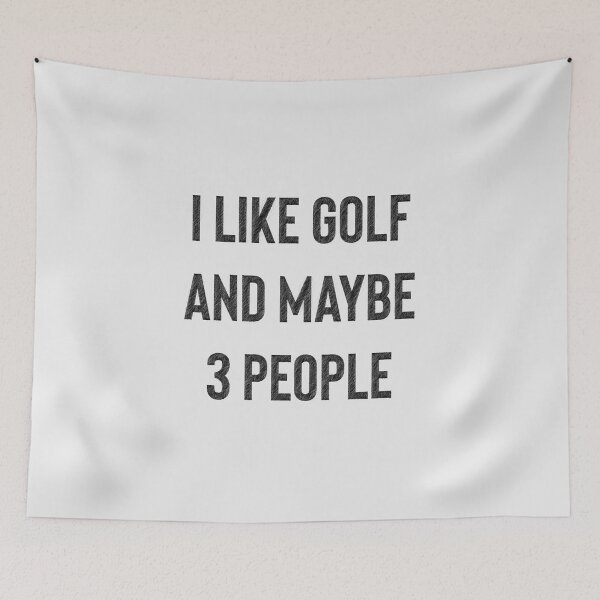 Item preview, Funny golf lovers gift- I Like Golf and Maybe 3 People,  gift for golf coach, golf coach, Golfer,Golfing,Golf Ball,Golf Course,Golf Lover,Funny Golf designed and sold by RedArtsDesign.