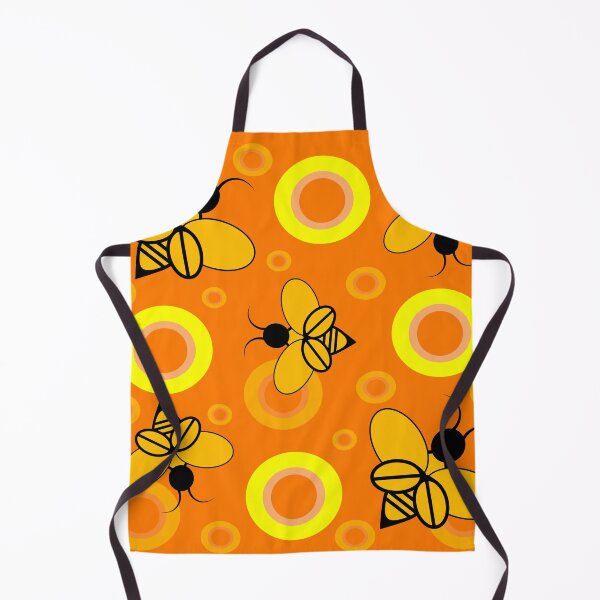 Item preview, yellow bees beneficial insects designed and sold by Zhanna Lenivaya.