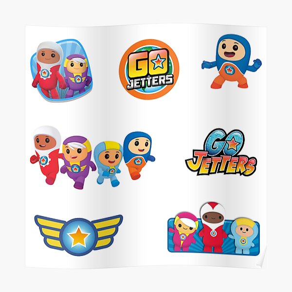 "Jetters Go Mega Pack" Poster for Sale by aiosma Redbubble