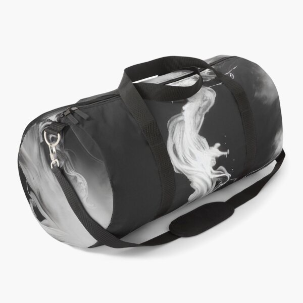 Item preview, Black and white anime girl dissolving in smoke designed and sold by Karmanto.