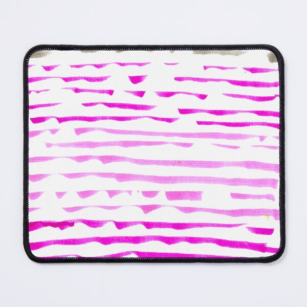 Item preview, watercolor handmade pink and green lines pattern designed and sold by Pacika.