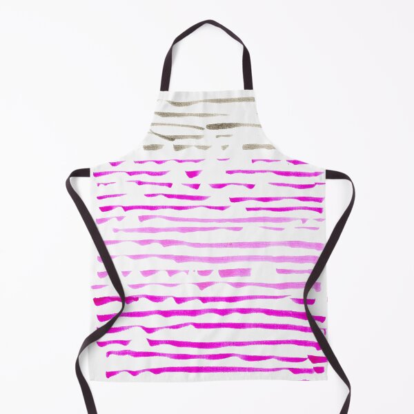Item preview, watercolor handmade pink and green lines pattern designed and sold by Pacika.