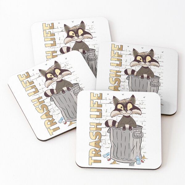 Item preview, Funny Raccoon -Trash Life designed and sold by Stil-Mix.